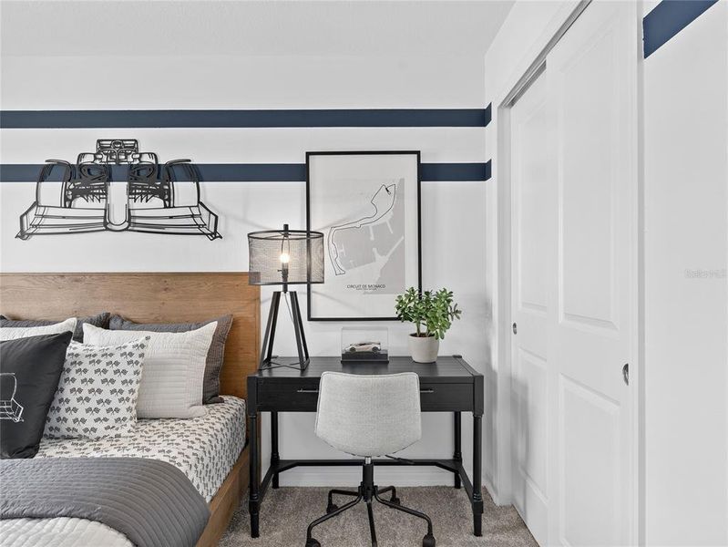 Furnished interior view inside a new home in EverBe, Orlando (Image 30).