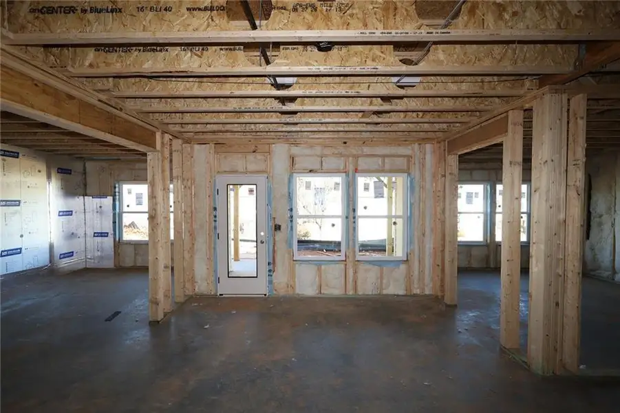 In-progress construction of a new home in Havencroft, Woodstock, GA (Image 6).