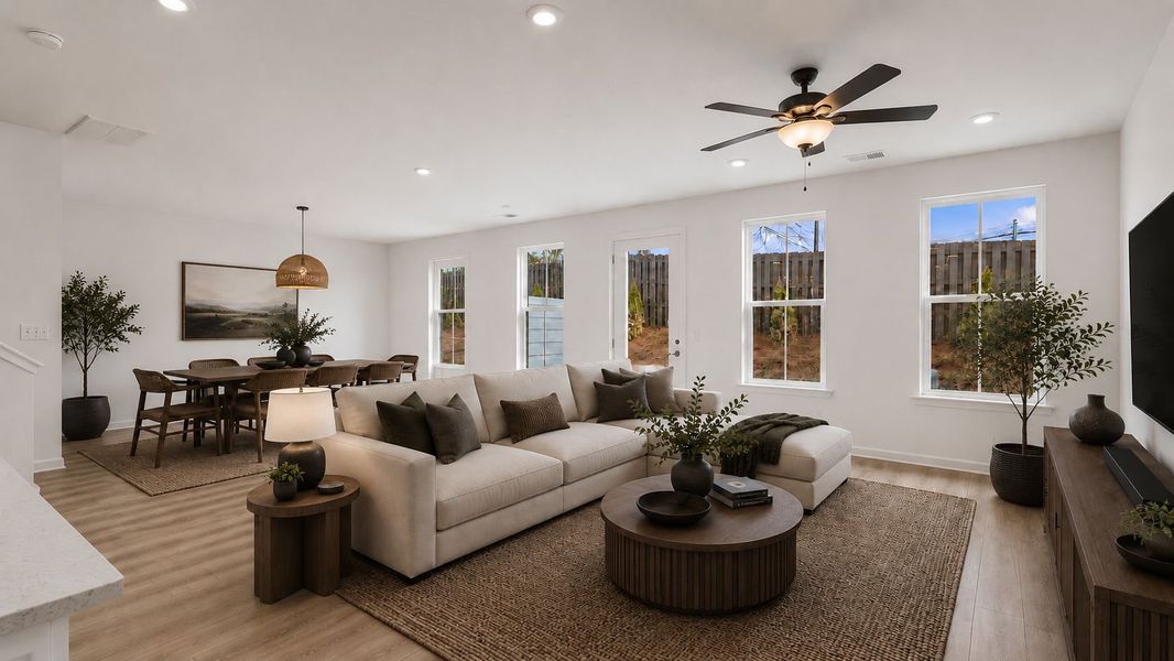 Furnished interior view inside a new home in Alston Park, Greenville (Image 8).