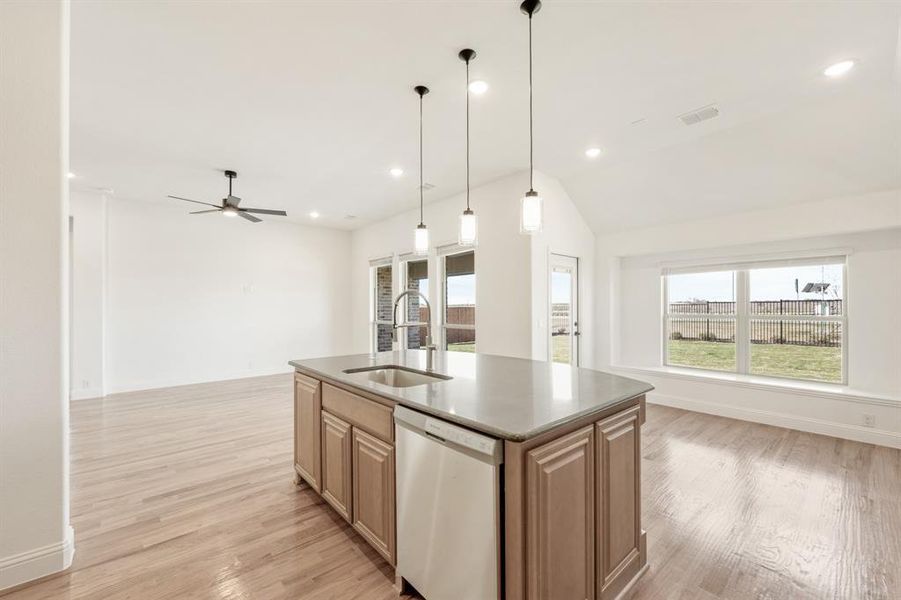 Furnished interior view inside a new home in Timberbrook, Justin (Image 16).