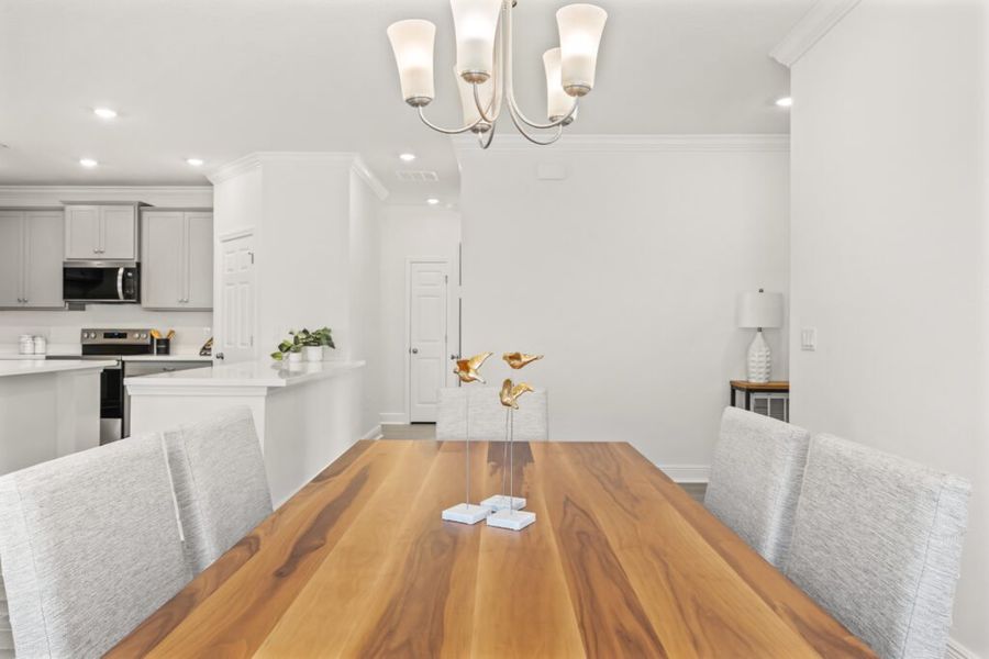 Furnished interior view inside a new home in Natureview, Freeport (Image 17).