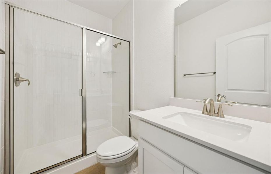 Spacious secondary bathroom  *Model Representation*