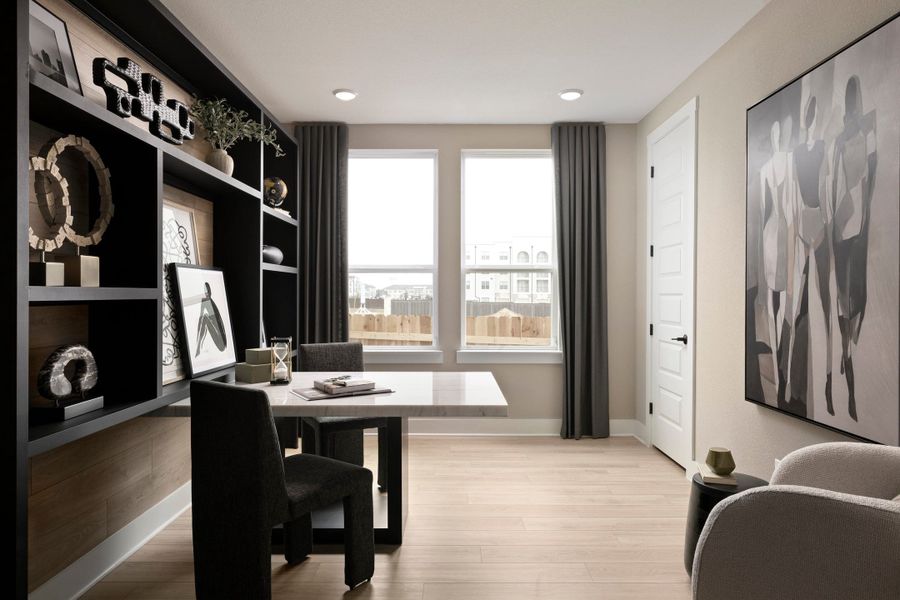 Representative furnished interior of a home built from the McKinney by Tri Pointe Homes in Lariat, Liberty Hill (Image 47).