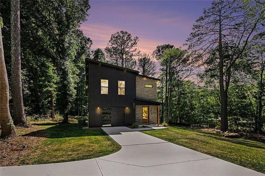 Front exterior of a new home in , Conyers, GA, highlighting curb appeal (Image 25).