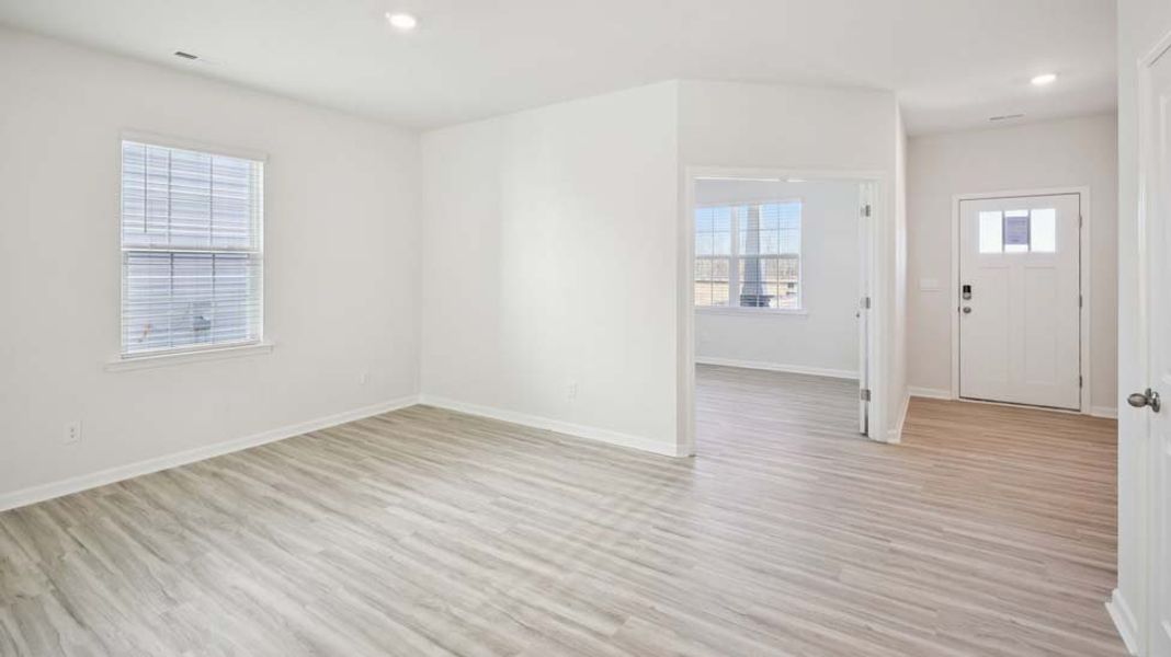Representative unfurnished interior of a home built from the Columbia by D.R. Horton in Twinleaf Meadows, Monroe (Image 14).
