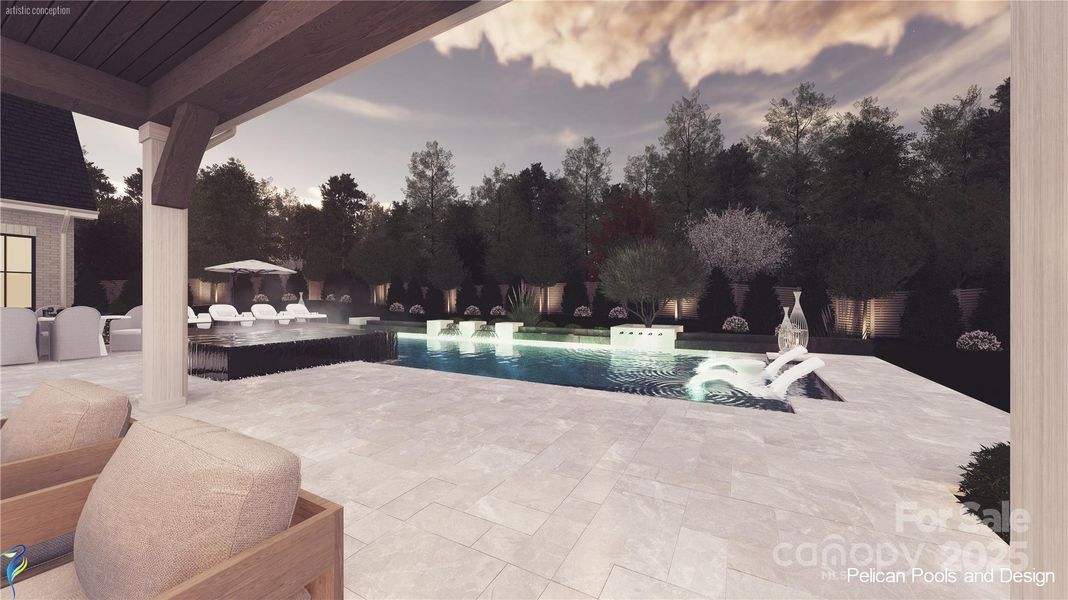 Exterior details and patio area of a home in , Charlotte (Image 19).