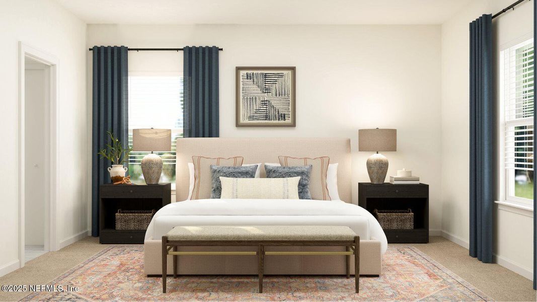 Furnished interior view inside a new home in Shearwater, St. Augustine (Image 6).