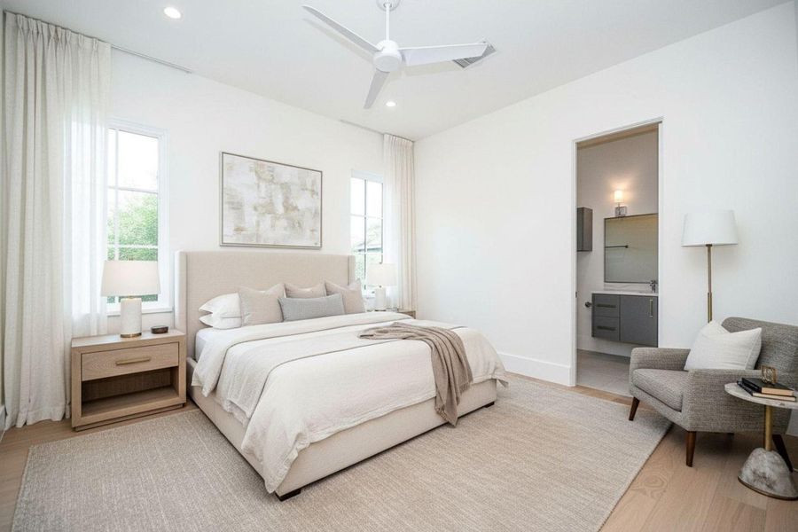 Furnished interior view inside a new home in , Houston (Image 7). Furnished interior view inside a new home in , Houston (Image 7).