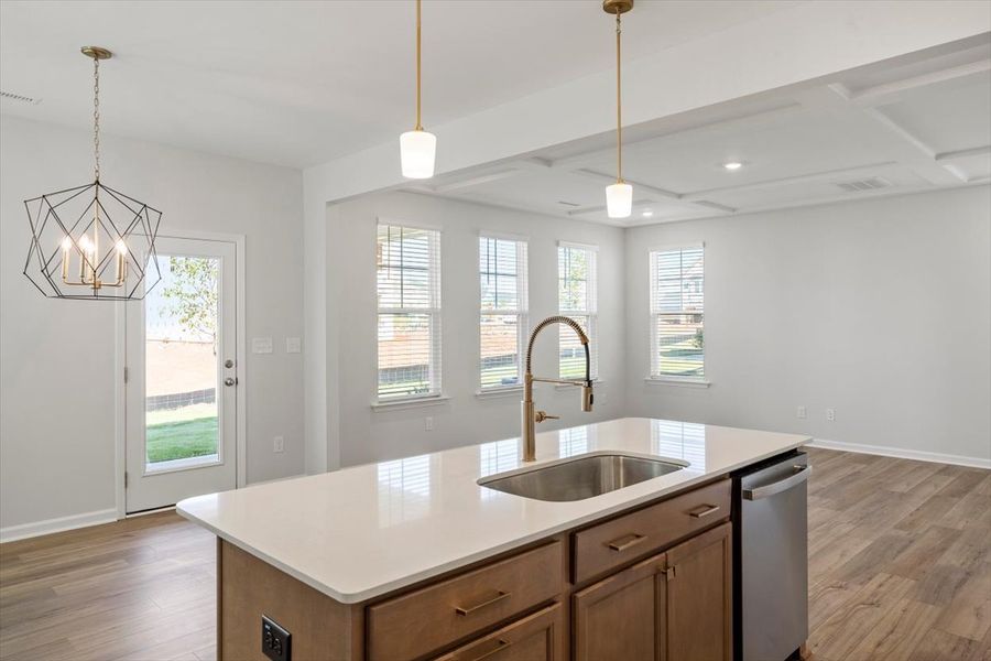 Furnished interior view inside a new home in Sweetbrier, Durham (Image 11).