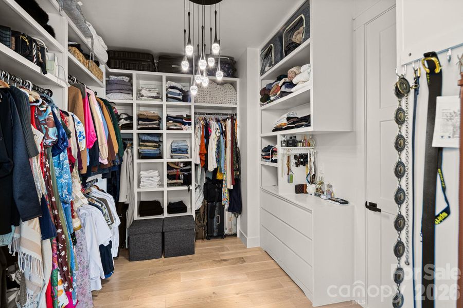 Custom walk-in closet