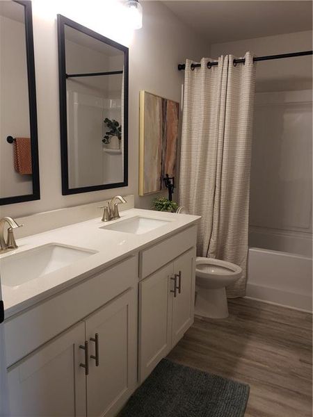 Furnished interior view inside a new home in Canterbury Villas, Carrollton (Image 13). Furnished interior view inside a new home in Canterbury Villas, Carrollton (Image 13).