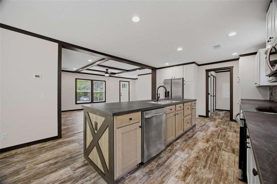 Furnished interior view inside a new home in , Eatonton (Image 6).