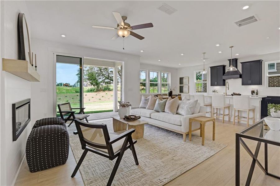 Furnished interior view inside a new home in Poppy at GreenHouse, Marietta (Image 5).