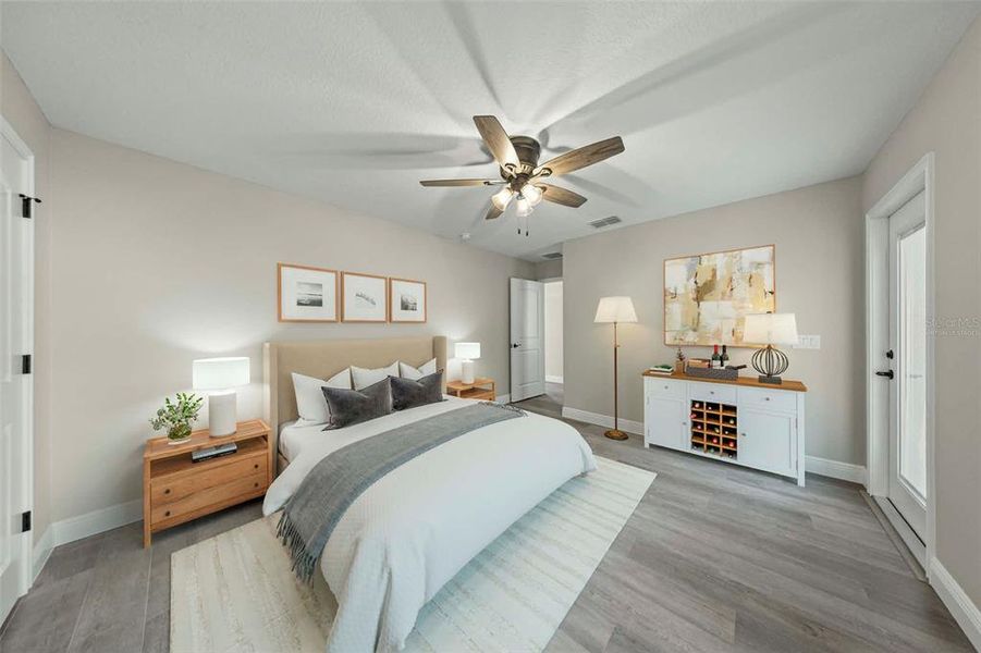 Furnished interior view inside a new home in , Williston (Image 10).