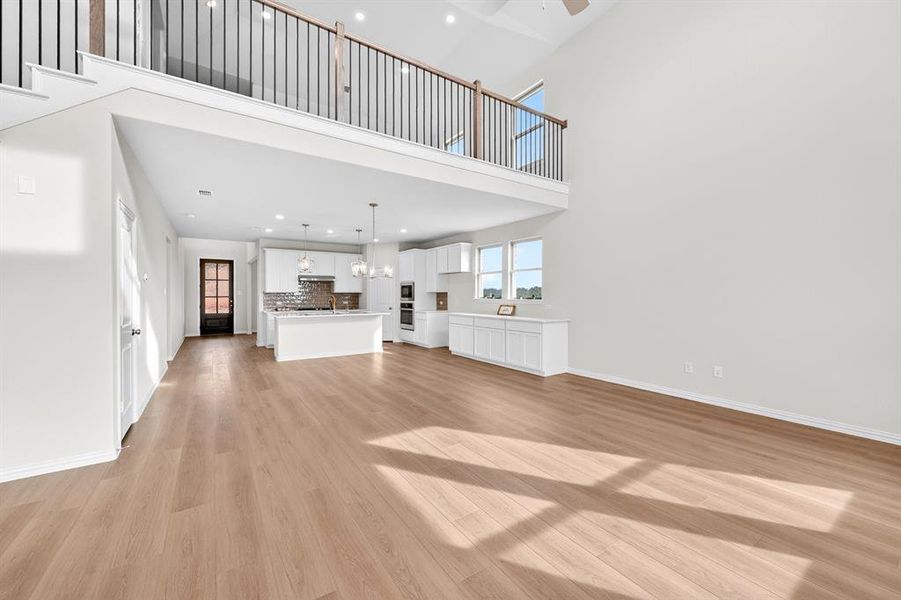 Spacious, unfurnished interior of a new home in Lily Creek at Sutton Fields, Aubrey (Image 26). Spacious, unfurnished interior of a new home in Lily Creek at Sutton Fields, Aubrey (Image 26).