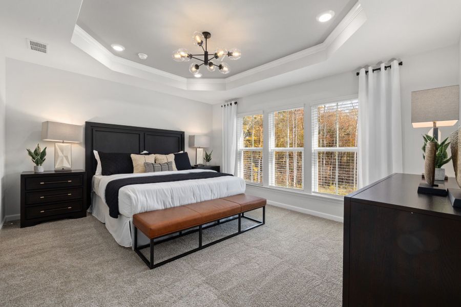 Representative furnished interior of a home built from the Hemingway by Pulte Homes in Sedgefield Green, Greensboro (Image 5).