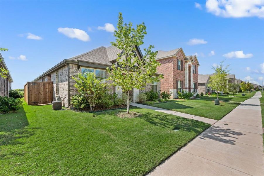 Front exterior of a new home in , Justin, TX, highlighting curb appeal (Image 21).