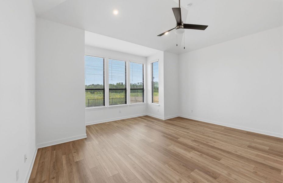 Representative unfurnished interior of a home built from the Ferris by Pulte Homes in Kuempel Estates, Pflugerville (Image 42). Representative unfurnished interior of a home built from the Ferris by Pulte Homes in Kuempel Estates, Pflugerville (Image 42).
