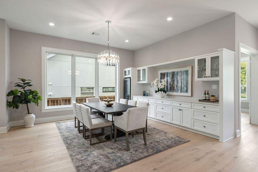 Furnished interior view inside a new home in , Houston (Image 17).