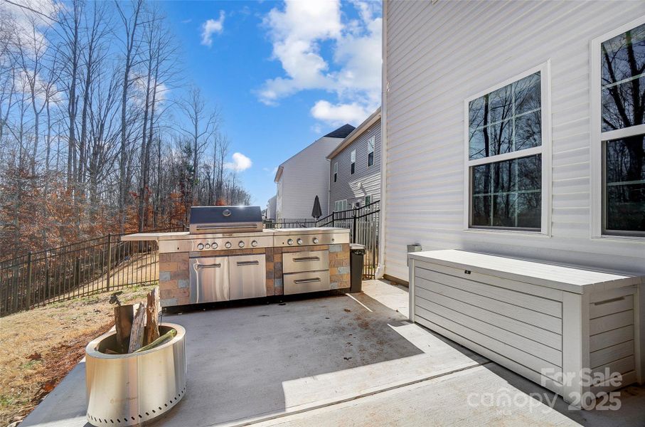 Backyard w/ updated Outdoor Living