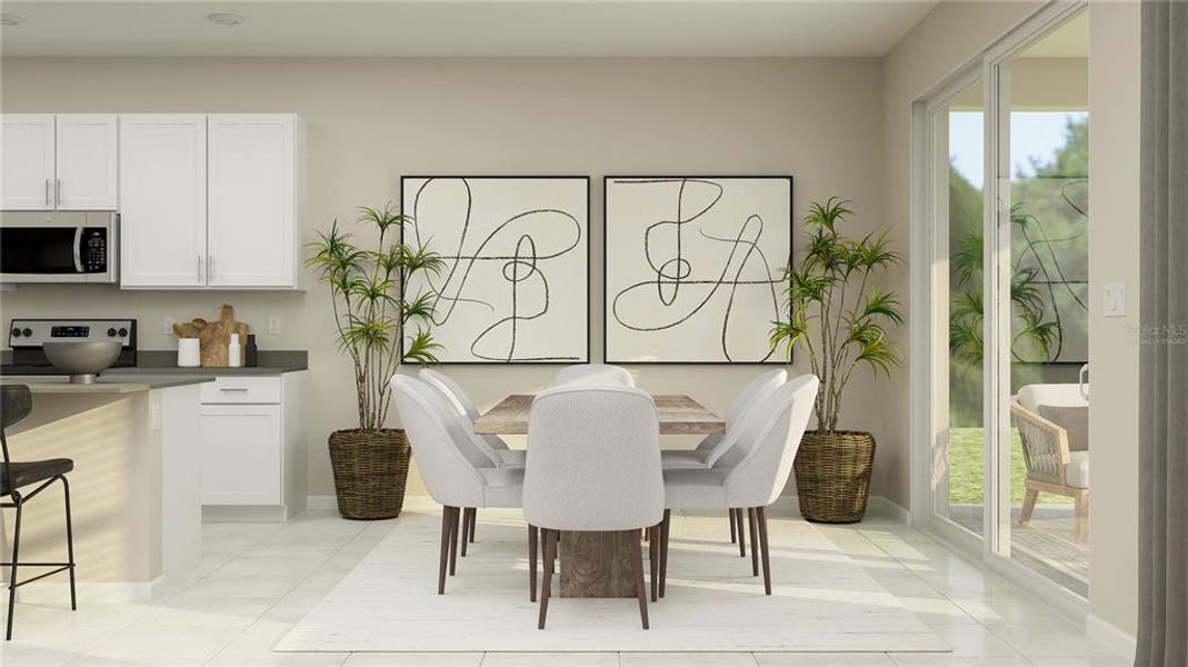 Furnished interior view inside a new home in Bridgewalk, St. Cloud (Image 6). Furnished interior view inside a new home in Bridgewalk, St. Cloud (Image 6).