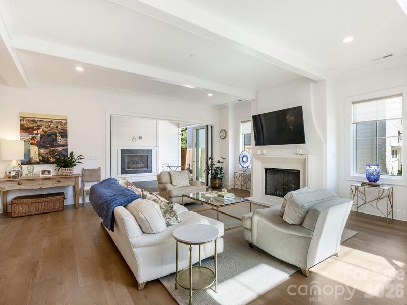 Furnished interior view inside a new home in , Charlotte (Image 24).
