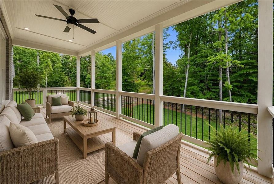 Exterior details and patio area of a home in , Suwanee (Image 3). Exterior details and patio area of a home in , Suwanee (Image 3).