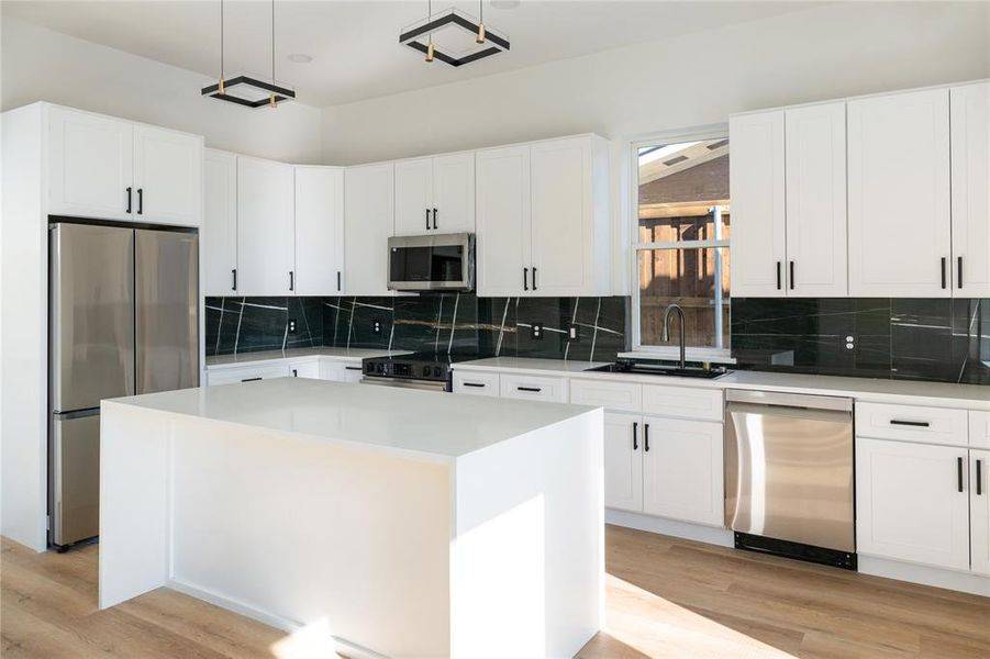 Furnished interior view inside a new home in , Dallas (Image 9).