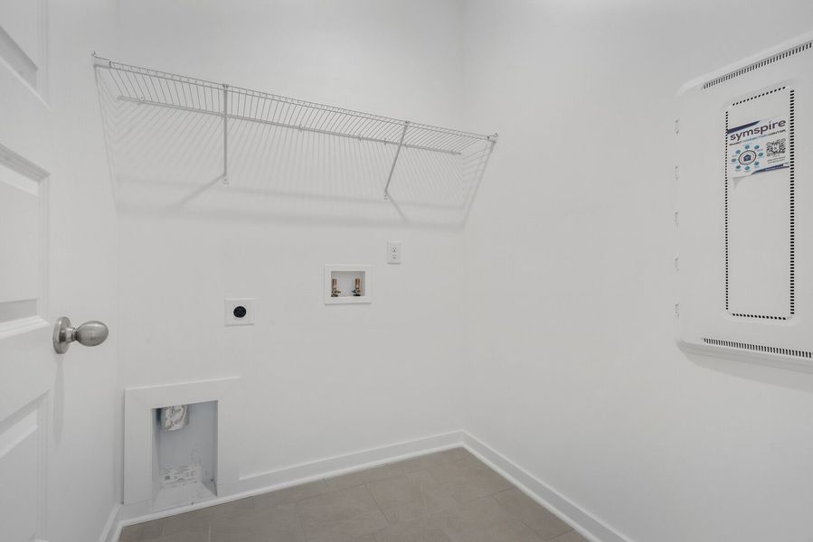 Representative unfurnished interior of a home built from the The Asheville C by Davidson Homes LLC in Calista Farms, White House (Image 19).