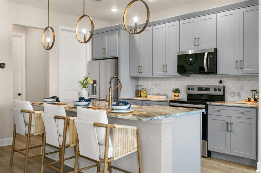 Furnished interior view inside a new home in , Sebring (Image 17).