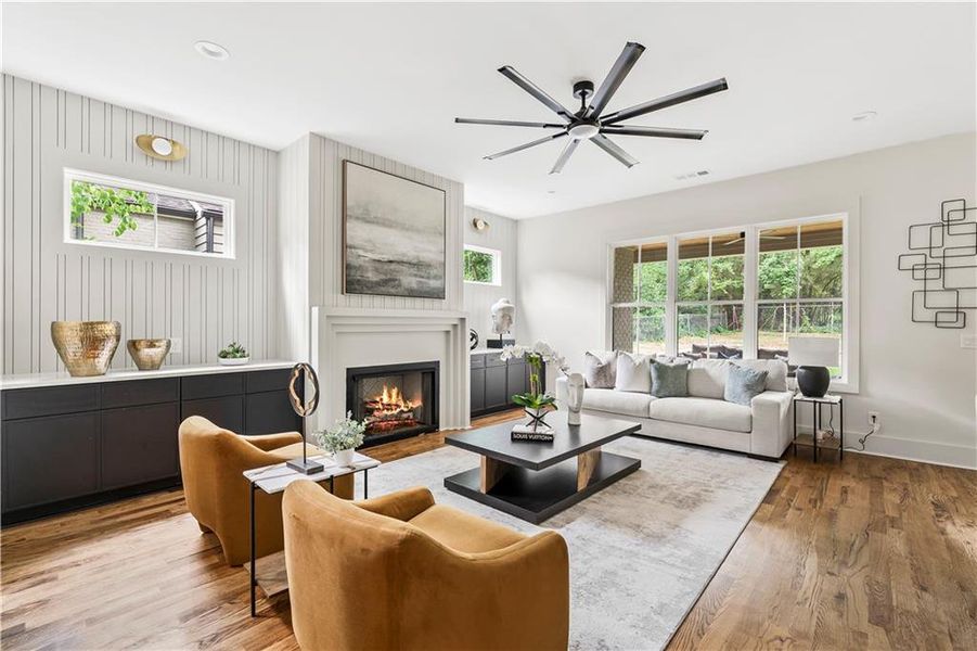 Furnished interior view inside a new home in , Decatur (Image 17). Furnished interior view inside a new home in , Decatur (Image 17).