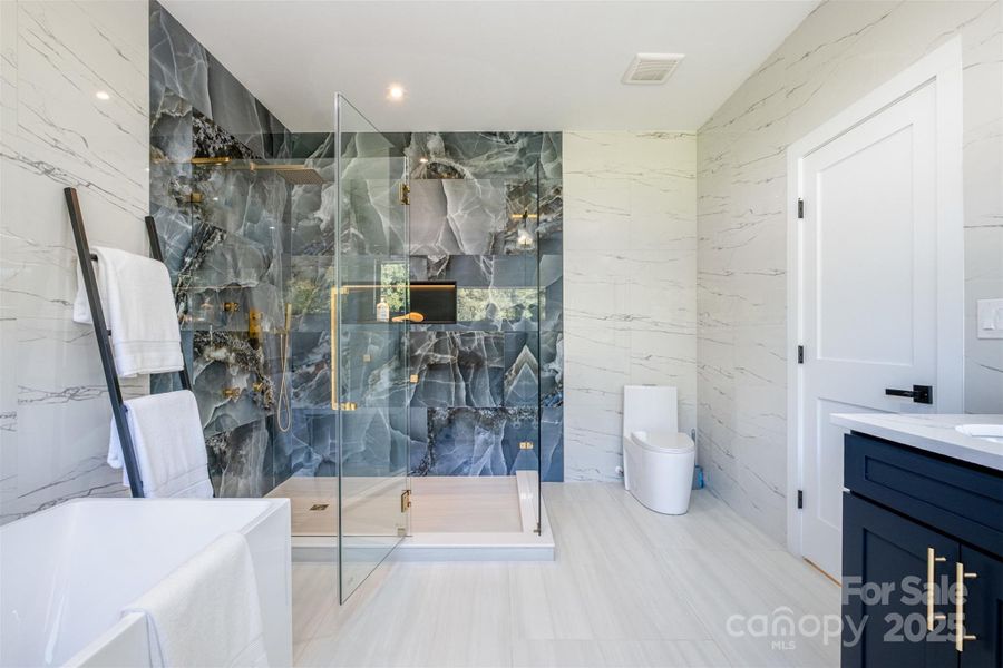 Furnished interior view inside a new home in , Charlotte (Image 24).