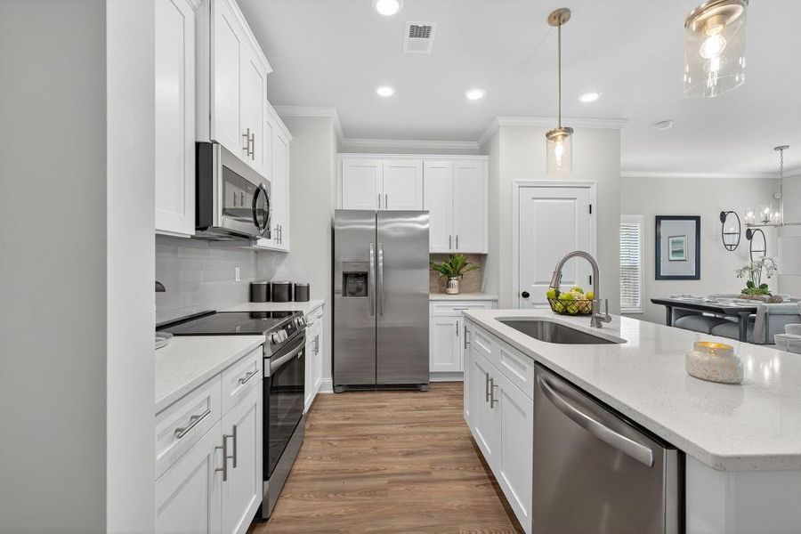 Furnished interior view inside a new home in Medlock Park, Austell (Image 25).