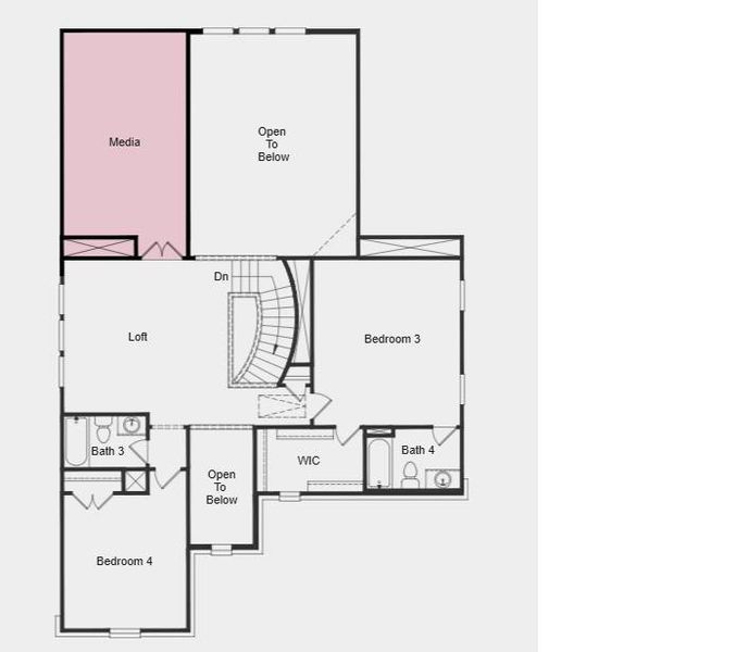 Additional Highlights Include. Study in place of flex, door at primary closet to laundry, mud set shower at secondary bath, media room, and covered patio. Additional Highlights Include. Study in place of flex, door at primary closet to laundry, mud set shower at secondary bath, media room, and covered patio.