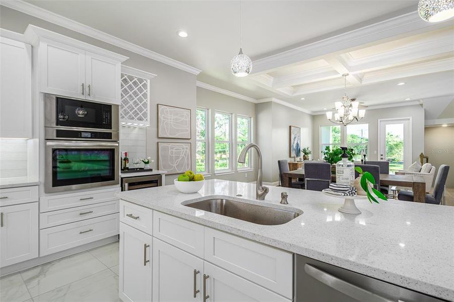 Furnished interior view inside a new home in , Tampa (Image 29).