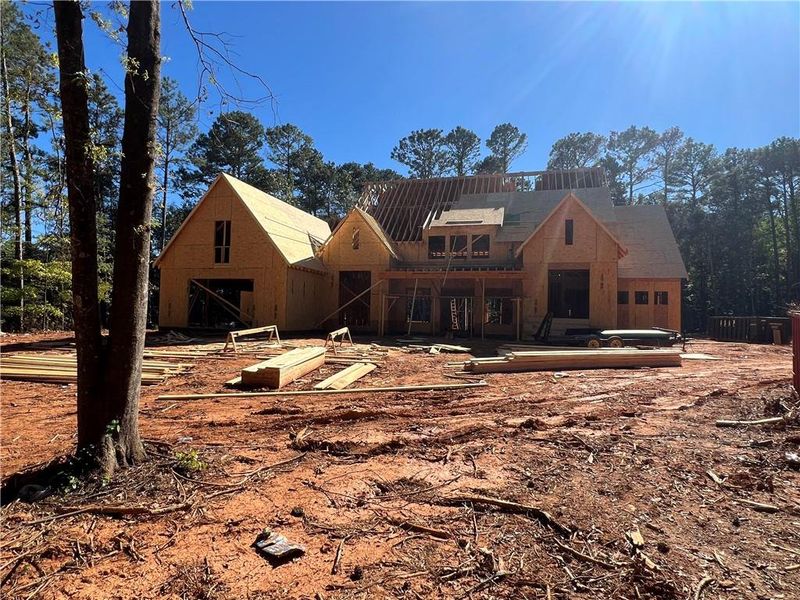 In-progress construction of a new home in , Athens, GA (Image 3).