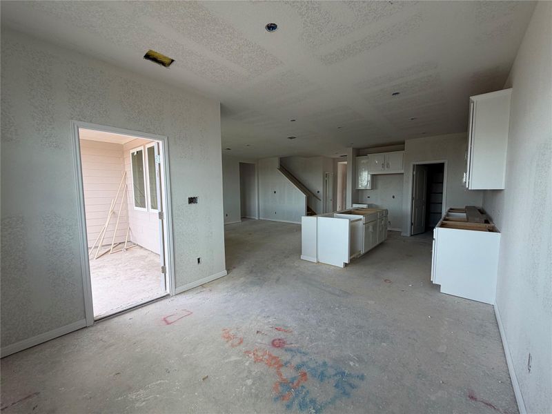 In-progress construction of a new home in Willow Springs, Buda, TX (Image 26). In-progress construction of a new home in Willow Springs, Buda, TX (Image 26).