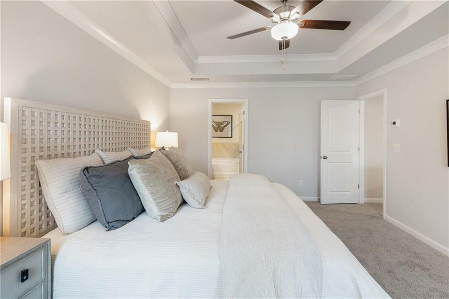 Furnished interior view inside a new home in , Kennesaw (Image 8).