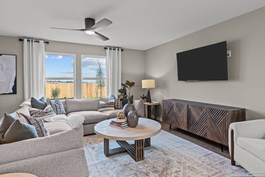 Furnished interior view inside a new home in Horizon Ridge, San Antonio (Image 16).