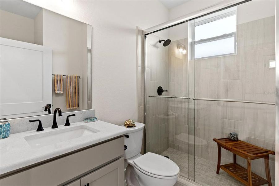 Guest Bathroom with Walk-in Shower