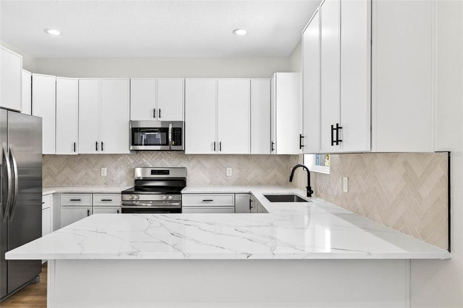 Furnished interior view inside a new home in , St. Petersburg (Image 17).