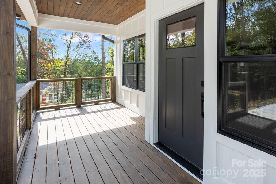 Exterior details and patio area of a home in , Horse Shoe (Image 18).