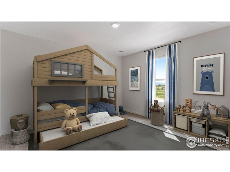 Furnished interior view inside a new home in Vista Meadows, Fort Lupton (Image 13).