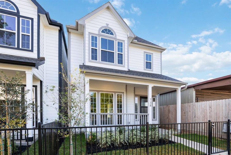 Welcome to your dream home—a two-story masterpiece with timeless curb appeal, charming landscaping, and a welcoming wrought iron front fence. Imagine creating lifelong memories here!