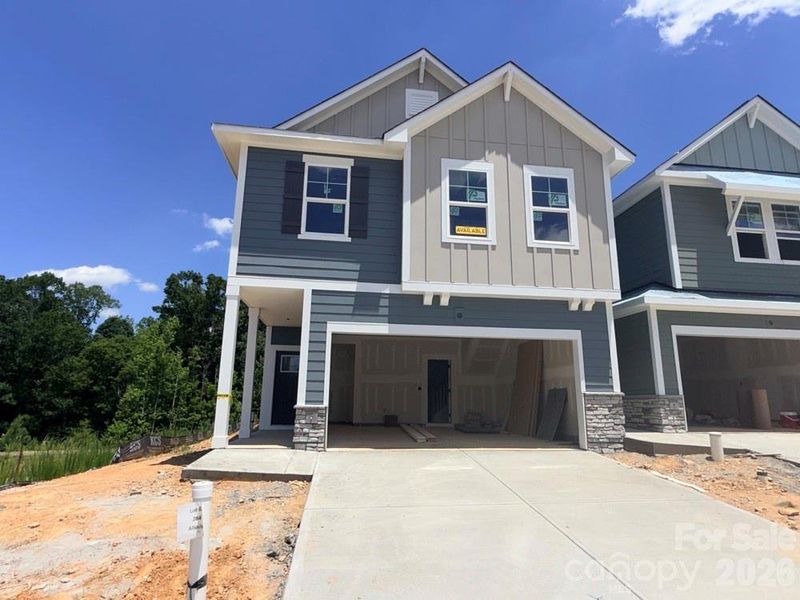 In-progress construction of a new home in Westview Towns, Waxhaw, NC (Image 9). In-progress construction of a new home in Westview Towns, Waxhaw, NC (Image 9).