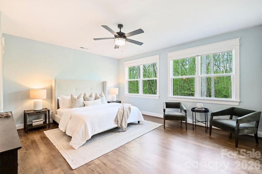 Furnished interior view inside a new home in , Charlotte (Image 18).