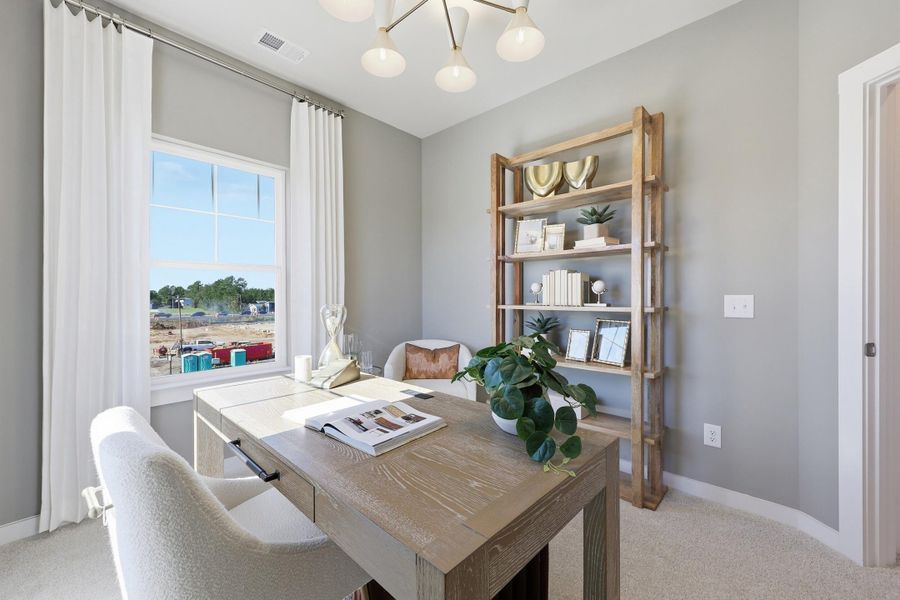 Furnished interior view inside a new home in Westpark at Cane Bay, Summerville (Image 15). Furnished interior view inside a new home in Westpark at Cane Bay, Summerville (Image 15).