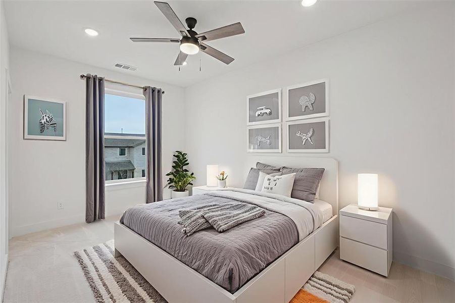 Furnished interior view inside a new home in , Rowlett (Image 19).