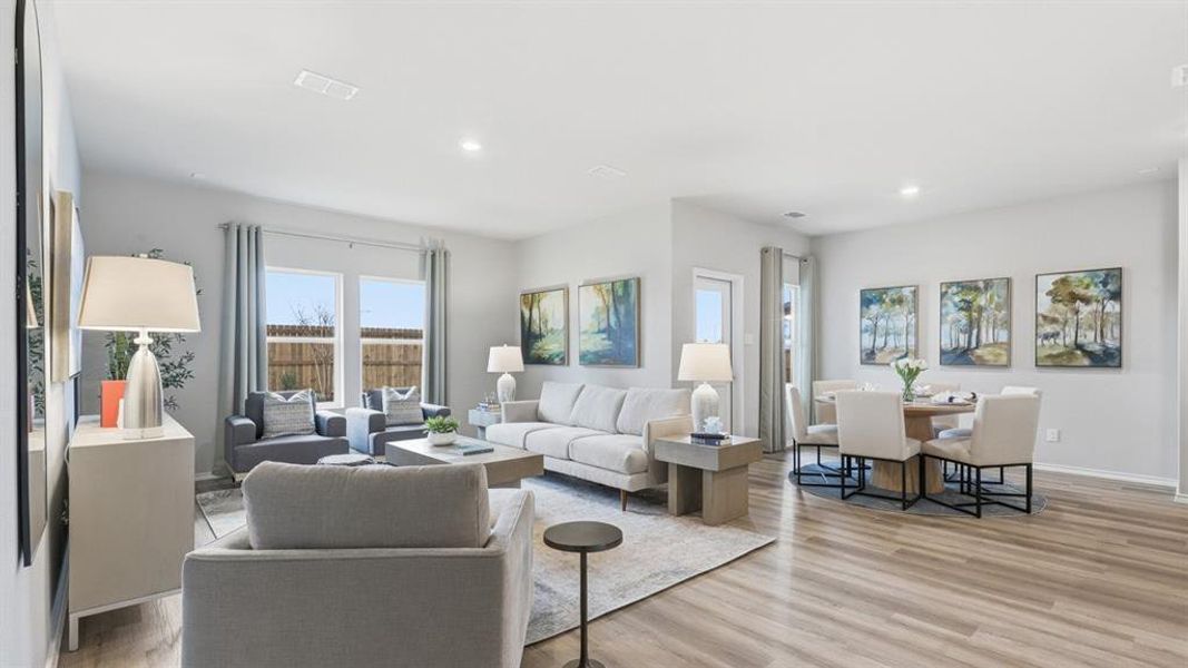 Furnished interior view inside a new home in Townes Landing, Fort Worth (Image 10). Furnished interior view inside a new home in Townes Landing, Fort Worth (Image 10).