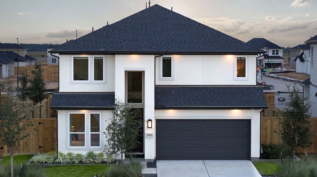 Representative exterior photo of a completed home built from the Camelia by Taylor Morrison in Trillium 50s, Richmond, TX (Image 23).